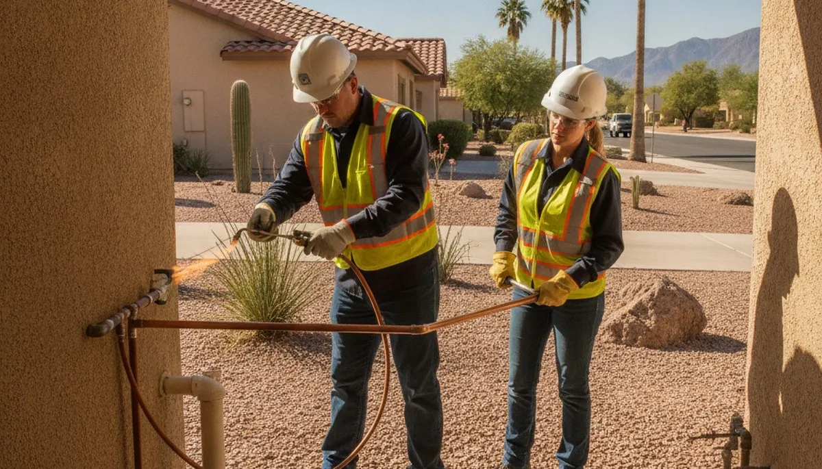 Plumbing repair service in Chandler, AZ for fast leak and pipe repairs