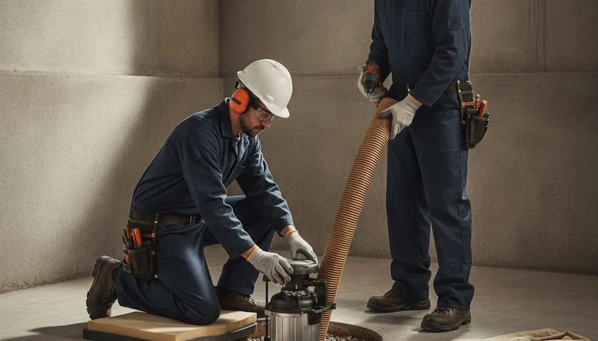 Sump pump installation for Chandler, AZ homes by On Call Plumbers to prevent monsoon flooding